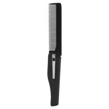 Peigne Pliant De Poche Pour Cheveux, Moustache Et Barbe, Brosse À Lisser À L'Huile, Format Portable, Coiffure Homme