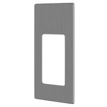 Proofvision - Brushed Steel Face Plate For Pv10 In-wall Electric Toothbrush Charger - Pv10-bs-fr