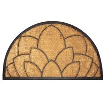 Homeness - Zerbino Aus Kokosnuss Und Rechteckgummi 45x75 Cm Brixo Cocorub Mezzaluna