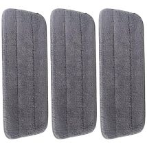Mop De Rechange Balai Serpillière 39x12 Cm - Lot De 3