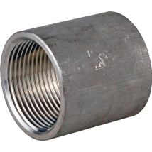 Bussola EN 10241 NPS 1/2 pollice DN 15mm in acciaio inox 316L – Raccordo per impianti – 34mm x 25,2mm – SPRINGER