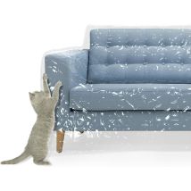 Copridivano In Plastica Con Stampa Animalier Protezione Antigraffio Per Gatti Vinile Trasparente Spesso E Resistente All'acqua Copridivano Per Riporre