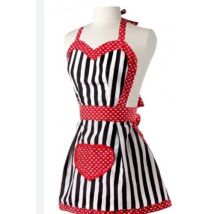 Delantal Lulu Romantic – 100% poliéster – 70 cm largo x 60 cm ancho – Vigar
