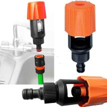 Ladacèe - Conector De Manguera De Jardín Para Grifo De Cocina, Adaptador Universal Para Grifo/manguera, Conexión Para Grifo, Juego De Manguera 