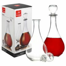 Decanter Loto Bormioli Rocco Con Tappo Per Acqua Vino Brandy Sherry Liquore Succhi 1,5 Litri