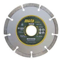Mota - Disco Diamantado Segmentado Acero Ø115mm Agujero22.23mm Corteseco 13200rpm Granito Ladrillo Mosaico Baldosas