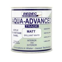 Bedec - Aqua Advanced Paint Matt - Brilliant White - 1 Litre
