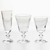 Services de verres 18 pièces – Verre à vin – Matières : Cristallin, Quantité par pack