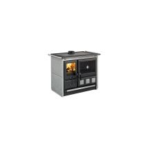 Cucina A Legna 'rosa Xxl Vst' 8,5 Kw - Colore Antracite E Petra Naturale