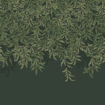 William Morris At Home - Willow Bough Deep Green Fototapete 400x250cm