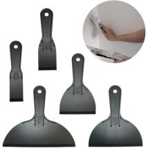 5 Pièces Couteaux À Mastic En Plastique Couteaux À Mastic Pour Propagation Autocollants Papier Peint Noir
