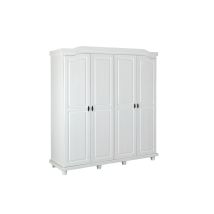 Insy Kleiderschrank Mit 4 Türen Weiss.