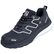 Elysee Sicherheitshalbschuh Cushionpro Core S1ps Fo Sr Sc Esd Gr. 38 Schwarz