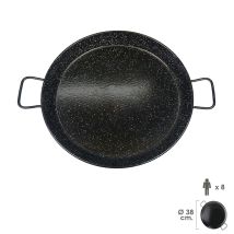 Paellera Valenciana Smaltata 8 Persone/ 38 Cm - Garcima