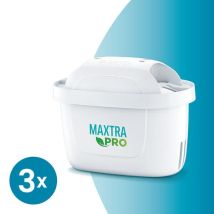 Brita – Maxtra Pro All-in-1 Water Filter Cartridges – Pack of 3 – Reduces Impurities, Improves Taste, Compatible with All Brita Jugs