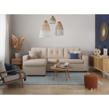 Canapé D'Angle Convertible Réversible En Tissu Mariopol