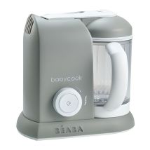 Babycook Solo, Robot Per Bambini 4 In 1, Cuocitore, Frullatore - Grigio - Beaba
