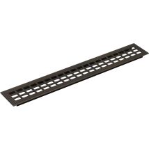 Griglia Di Ventilazione Solido Alluminio Anodizzato 600x60 Mm