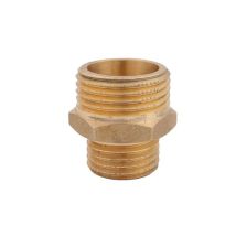 JS Reduziernippel AG x AG 1 1/4" x 1 1/2" Messing flachdichtend
