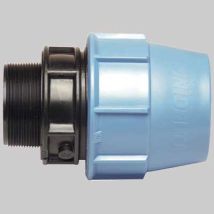 Raccordo Diritto Maschio Plastica 40 X 1 Unidelta