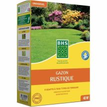 Prato da seminare BHS 1 kg – Semi di gramigna inglese, festuca rossa e poa pratense – Resistente e denso – Copertura 40 m²