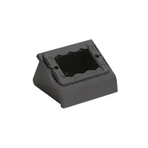 Vimar – 3 Module Table Box with Cable Clamp – Grey – Compatible with Classica Idea Plate