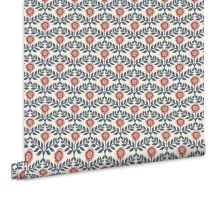 Joules Vliestapete Stately Floral Blau 10mx52cm