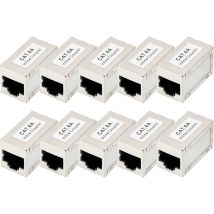 Digitus Dn-93905-10 Custodia Connettore Rj45 Numero Di Poli 8 Argento 10 Pz.