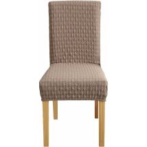 Thick Stretch Chair Cover Knitted Jacquard Dining Chair Cover Multifunctional All-inclusive Dining Chair Cover Modern Minimalist Chair Protective 