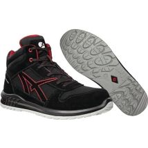 Albatros - Boot De Seguridad De Sudor De Clifton Mid 43 Black/red S3 En Iso 20345: 2011 Leather