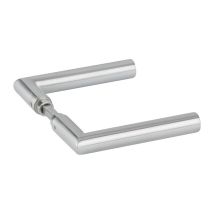 Hermat - Coppia Di Maniglie A Leva Per Porte In Vetro 1802 Basic 02 Va A Forma Di U 4-kt.8mm