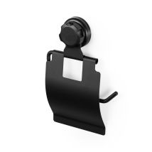 Portarrollos negro – Acero, ABS, TPU – Dimensiones: 148 x 33 x 225 mm – Capacidad de carga: 4 kg – RAN9781