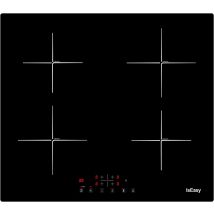 Iseasy - Plaque À Induction 4 Foyers, Plaque De Cuisson Induction Encastrable - 7600w, 4 Boosters, Minuterie, Fonction Muet