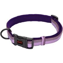 Halti – Dog Training Collar – Purple – Adjustable Neoprene – Extra Metal Loop for Lead Attachment