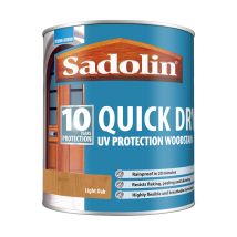 Sadolin - Quick Dry Uv Protection Woodstain - Light Oak - 2.5l