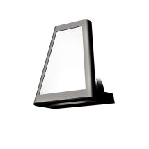 Lampada Da Parete Led Facciata Faretto Da Esterno Filtro Colore Alu Antracite Luce Da Giardino Ip54 Luteq 1874sgr