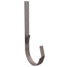 Support De Gouttière Galvanisé Fer De Gouttière, Support De Gouttière Pour Gouttière Demi-ronde, Montage Simple Sans Soudure, 125mm 30/5 Brun Cuivre -