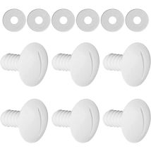 Tornillos De Repuesto Para Rueda De Piscina (paquete De 6) Para Limpiafondos 180/280 C55 Con Arandelas Adicionales, Repuestos C55 C-55