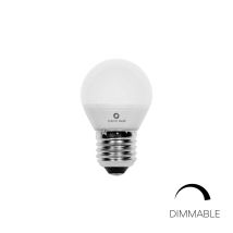 Ampoule Led Sphérique 5,5w E14 Dimmable, Angle 360°, Blanc Chaud 3000k. La Solution De Remplacement Idéale Par La Marque Beneito & Faure.
