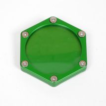 Unterstützung Vignette Versicherung Hexagonal Aluminium Vert Mad