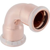 Geberit Mapress Raccordo A Gomito In Rame, Dn 10, Dø 12 Mm, 60101