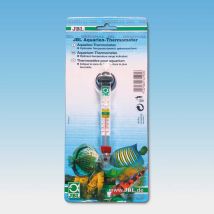 JBL Aquarien-Thermometer – Präzises Glas-Thermometer mit Saughalter – 11 cm – Für gesunde Fische