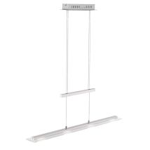 Honsel - Led Pendelleuchte Tenso Silber Dimmbar & Höhenverstellbar, Breite 88cm