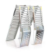 Set Rampe Pieghevoli 2x 800 Kg In Acciaio 2in1 Per Carico E Manutenzione - Xpotool
