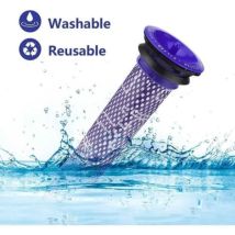 Filtro Per Dyson V8/v7, Filtri Di Ricambio Lavabili Per Aspirapolvere Dyson V7/v8 Absolute, Accessorio Per Aspirapolvere Dyson V8 Con 3 Post-filtri 