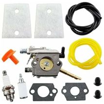 Carburatore Ulisem Con Filtro Dell'aria, Candela E Tubo Del Carburante Per Motosega Stihl H24d Fs48 Fs52 Fs56 Fs62 Fs66 Fs81 Fs86 Fs88 Fs106 Br400 