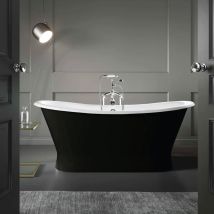 Bañera de Hierro Coventry Negra 170 cm – 200 kg – 8 mm – Antibacteriana
