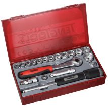 Teng Tt3819 - Set Di Chiavi A Bussola 3/8', 19 Pezzi