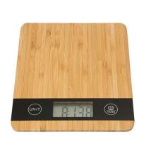 Bamboo Digital Kitchen Scales – Precision Measuring for Dry & Liquid Ingredients – Touch Button, Auto Zero Function