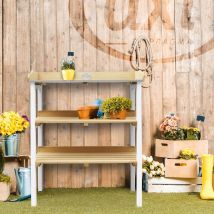 Mobili Da Giardino Axi Con Superficie In Zinco Altezza Ergonomica